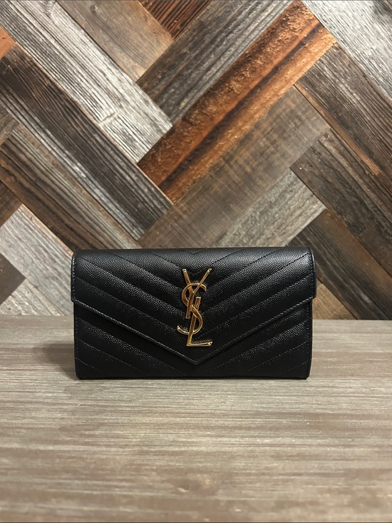 Yves Saint Laurent Handbags - YSL Monogram Leather Wallet